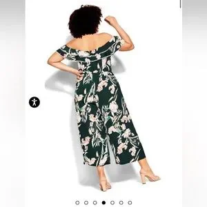 City Chic Pants Jumpsuits New City Chic Fields Jumpsuit Jade